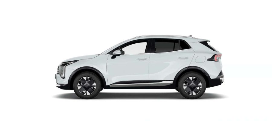 Renting Coches Kia Sportage1.6 T-GDi HEV 176kW Drive 4×2 Cassa White, Lunar Silver