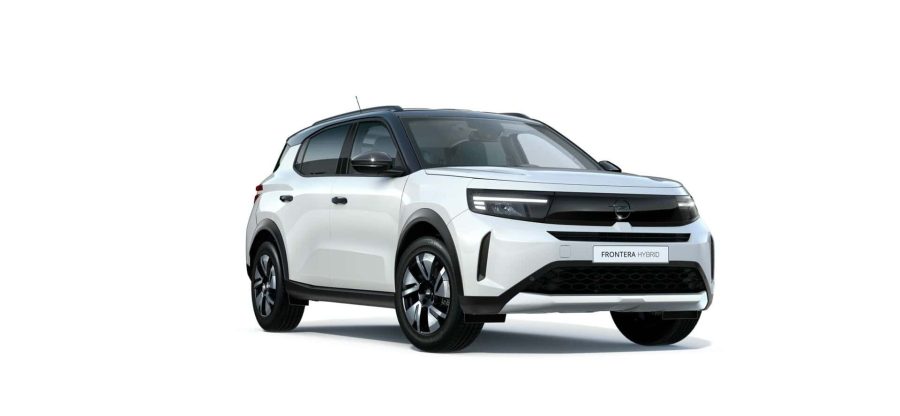 Renting Coches Opel Frontera1.2T XHT Hybrid eDCT 107kW GS Arktis White