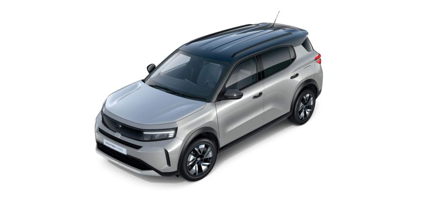 Renting Coches Opel Frontera1.2T XHT Hybrid eDCT6 107kW Ultimate Kristall Silver, Arktis White