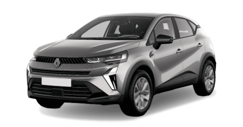 Renting Coches Renault Capturevolut TCe 103kW EDC mild hyb. Gris Casiopea, Blanco Nacarado