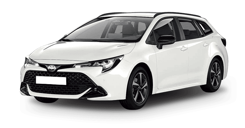 Renting Coches Toyota Corolla Touring Sports-Hybrid 140 Active Blanco Classic