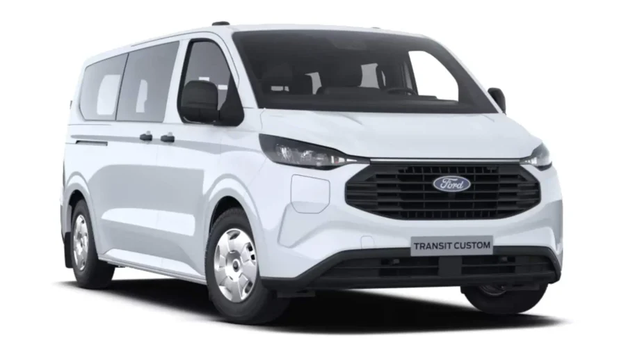 Renting Coches Ford TransitCustom Kombi 2.5 Duratec PHEV 340 L2 Auto. Trend Blanco