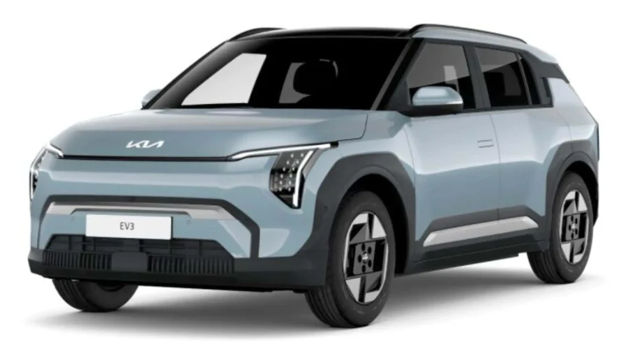 Renting Coches Kia EV3Earth (Standard Range) Frost Blue, Clear White, Terra Cotta, Aurora Black Pearl, Snow White Pearl, Aventurine Green