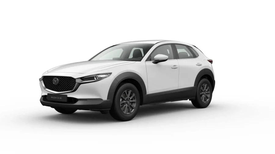 Renting Coches Mazda CX-302.5 e-Skyactiv G MHEV MT Prime-Line Blanco, Soul Red Crystal