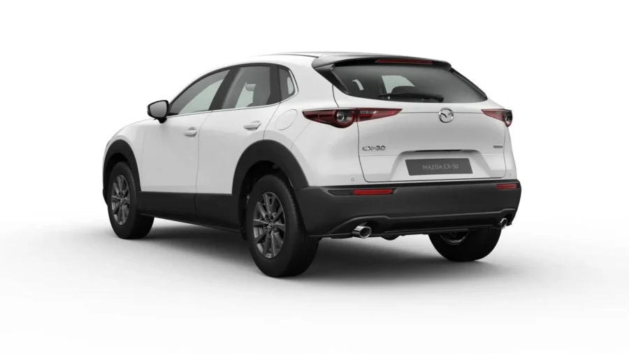 Renting Coches Mazda CX-302.5 e-Skyactiv G MHEV MT Prime-Line Blanco, Soul Red Crystal