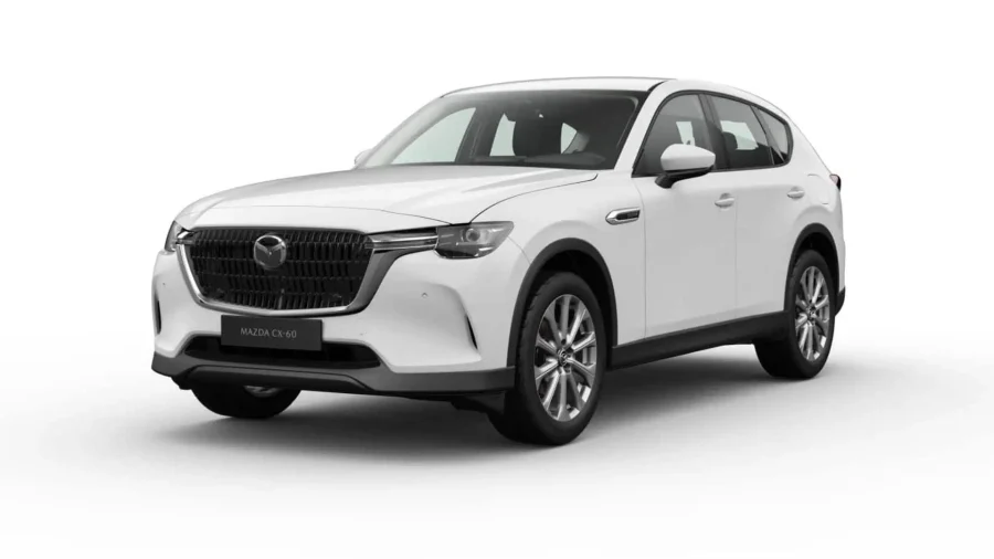 Renting Coches Mazda CX-603.3 e-Skyactiv D MHEV 147kW 8AT RWD Exclusive Line Artic White