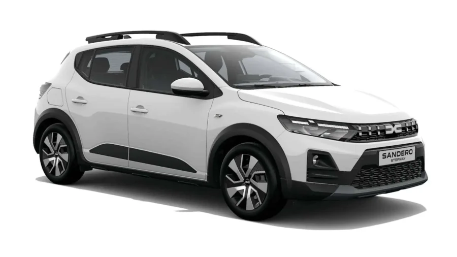 Renting Coches Dacia Sandero StepwayExpression Go 88kW ECO-G Blanco Glaciar
