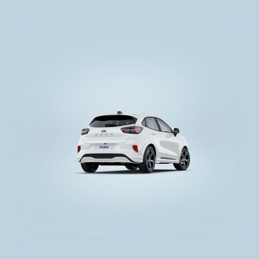Renting Coches Ford Puma1.0 EcoBoost MHEV ST-Line Blanco, Gris Cactus