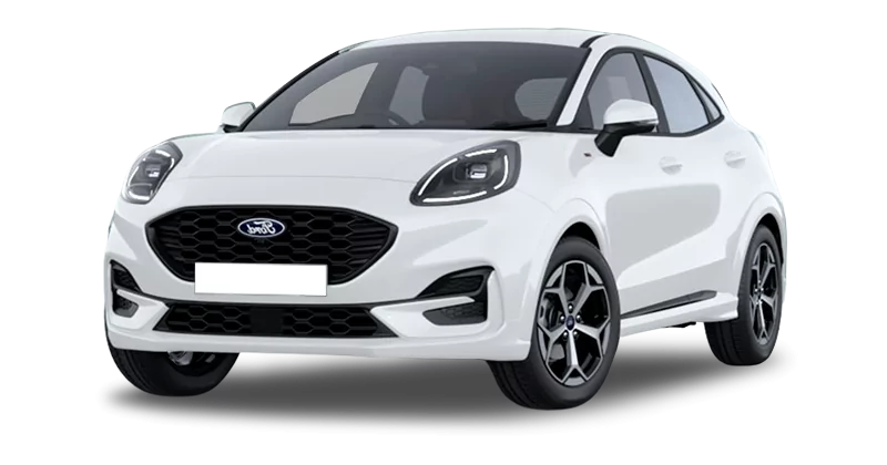 Renting Coches Ford Puma1.0 EcoBoost MHEV ST-Line Blanco Frozen