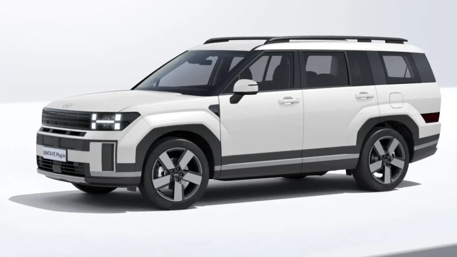 Renting Coches Hyundai Santa Fe1.6T PHEV 4X4 AT Maxx White Cream