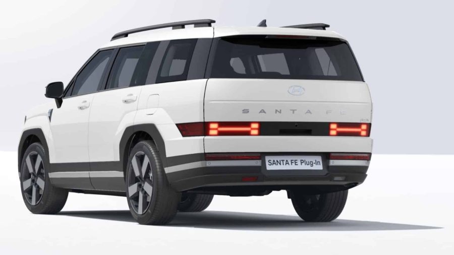 Renting Coches Hyundai Santa Fe1.6T PHEV 4X4 AT Maxx White Cream