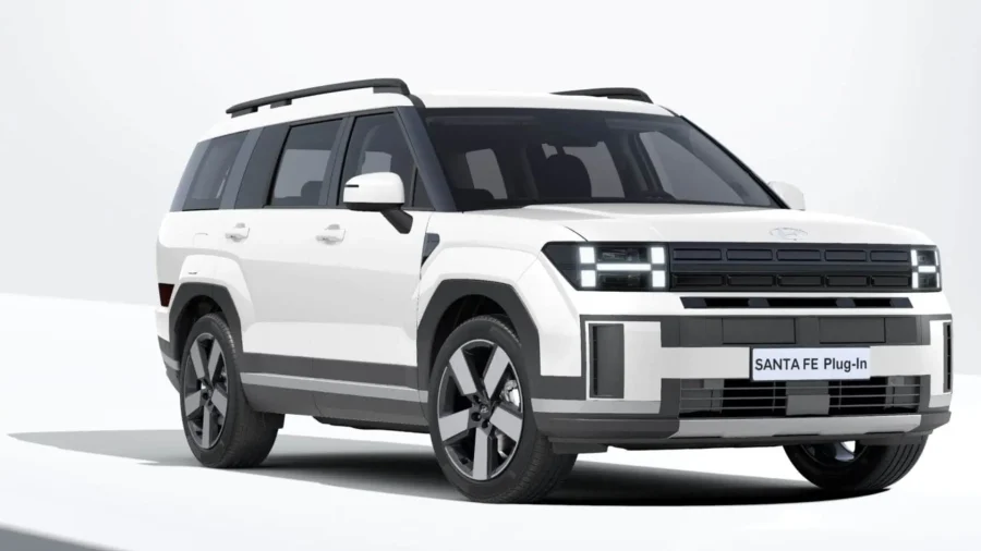 Renting Coches Hyundai Santa Fe1.6T PHEV 4X4 AT Maxx White Cream