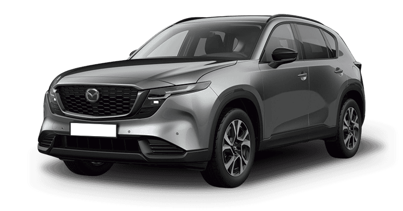 Renting Coches Mazda CX-5-2.5 e-Skyactiv-G MHEV FWD Aut. Centre-Line Machine Gray, Soul Red Crystal