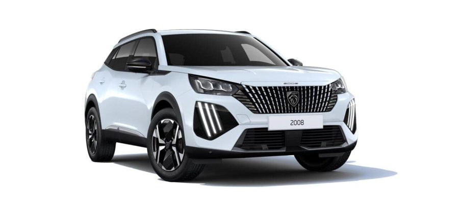 Renting Coches Peugeot 2008Hybrid Allure 110 eDCS6 Blanco Okenite