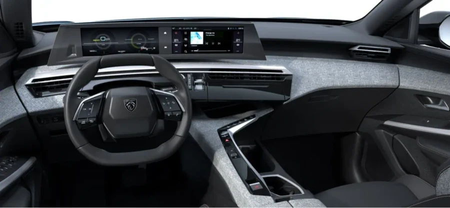 Renting Coches Peugeot 3008Allure Hybrid 145 e-DCS6 Azul Ingaro