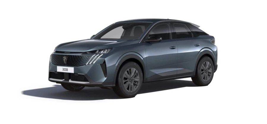 Renting Coches Peugeot 3008Allure Hybrid 145 e-DCS6 Azul Ingaro
