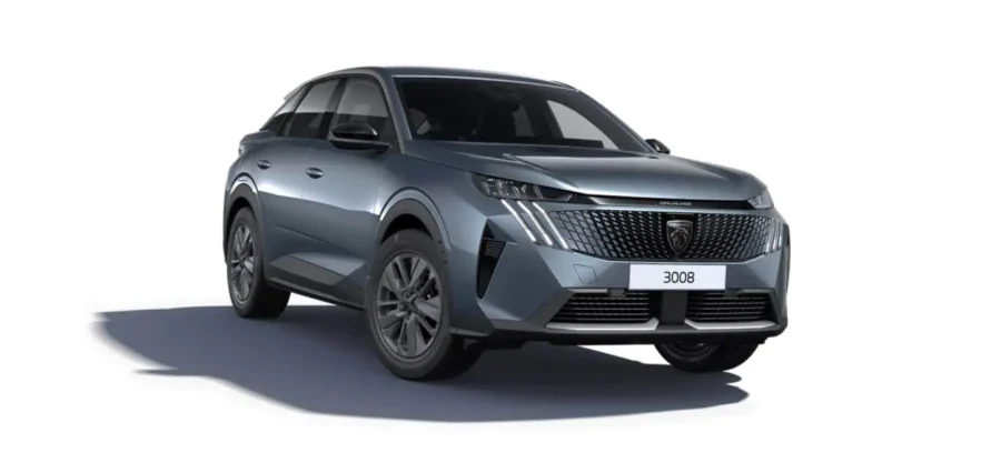 Renting Coches Peugeot 3008Allure Hybrid 145 e-DCS6 Azul Ingaro