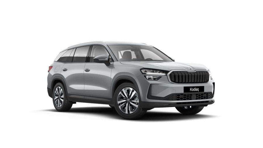 Renting Coches Skoda Kodiaq2.0 TDI DSG Selection Plata Brillante, Gris Graphite, Blanco Luna