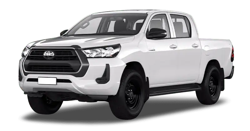 Renting Coches Toyota Hilux-2.4B 6AT 4×4 Doble Cabina GX Blanco