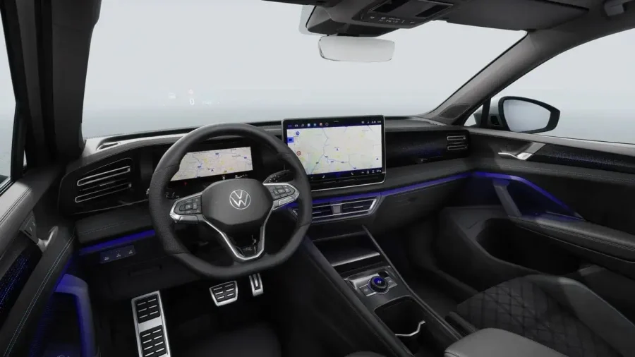 Renting Coches Volkswagen Tiguan1.5 eTSI DSG R-Line Gris Delfín, Blanco