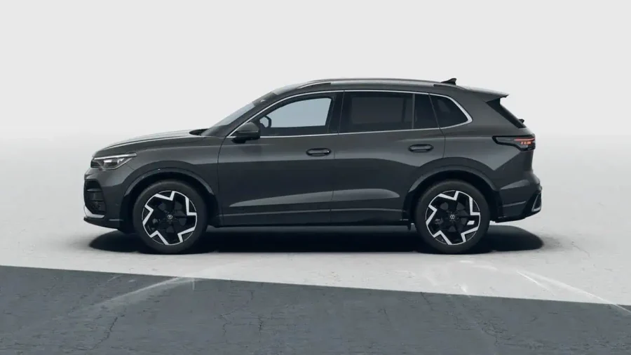 Renting Coches Volkswagen Tiguan1.5 eTSI DSG R-Line Gris Delfín, Blanco