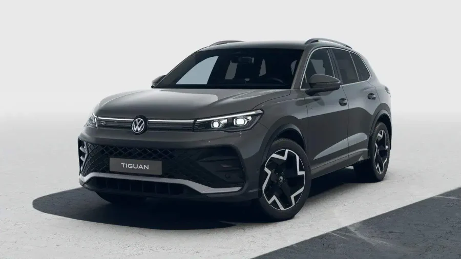 Renting Coches Volkswagen Tiguan1.5 eTSI DSG R-Line Gris Delfín, Blanco