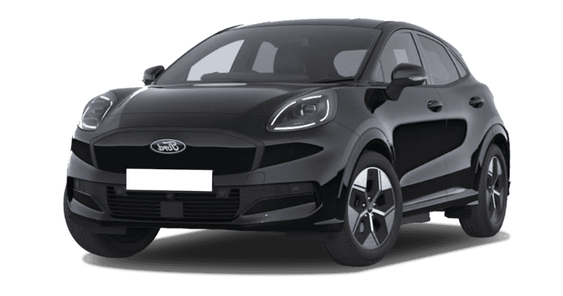 Renting Coches Ford Puma-Gen-E 46.8kWh Negro Agate
