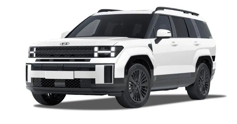 Renting Coches Hyundai Santa Fe-1.6 TGDi HEV 4X4 AT Calligraphy Creamy White