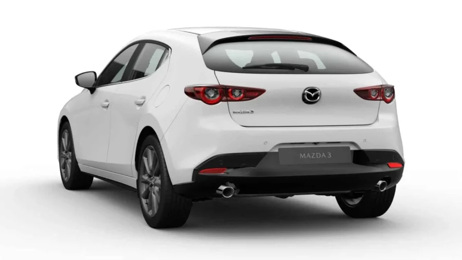 Renting Coches Mazda 32.5 e-SKYACTIV G Centre-Line Arctic White
