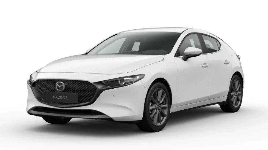 Renting Coches Mazda 32.5 e-SKYACTIV G Centre-Line Arctic White