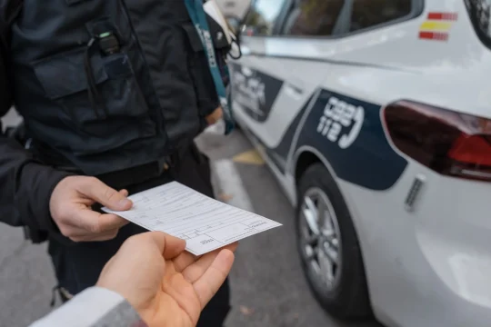 multas de tráfico con renting