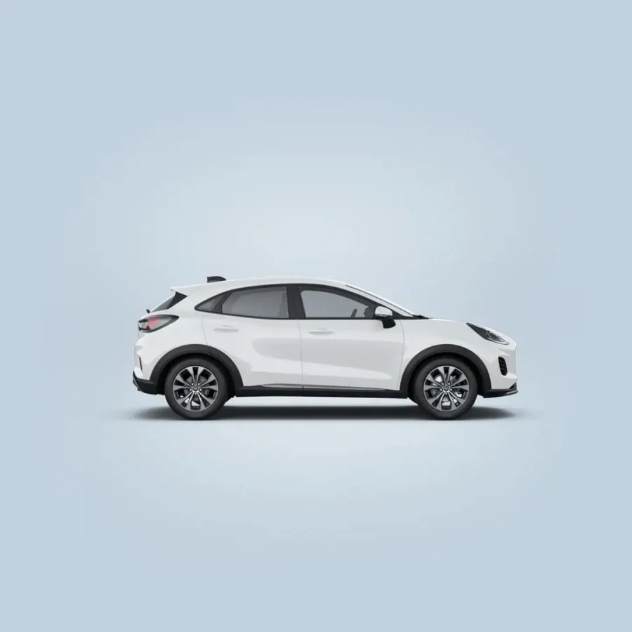 Renting Coches Ford PumaEcoBoost MHEV Titanium Blanco, Gris Cactus