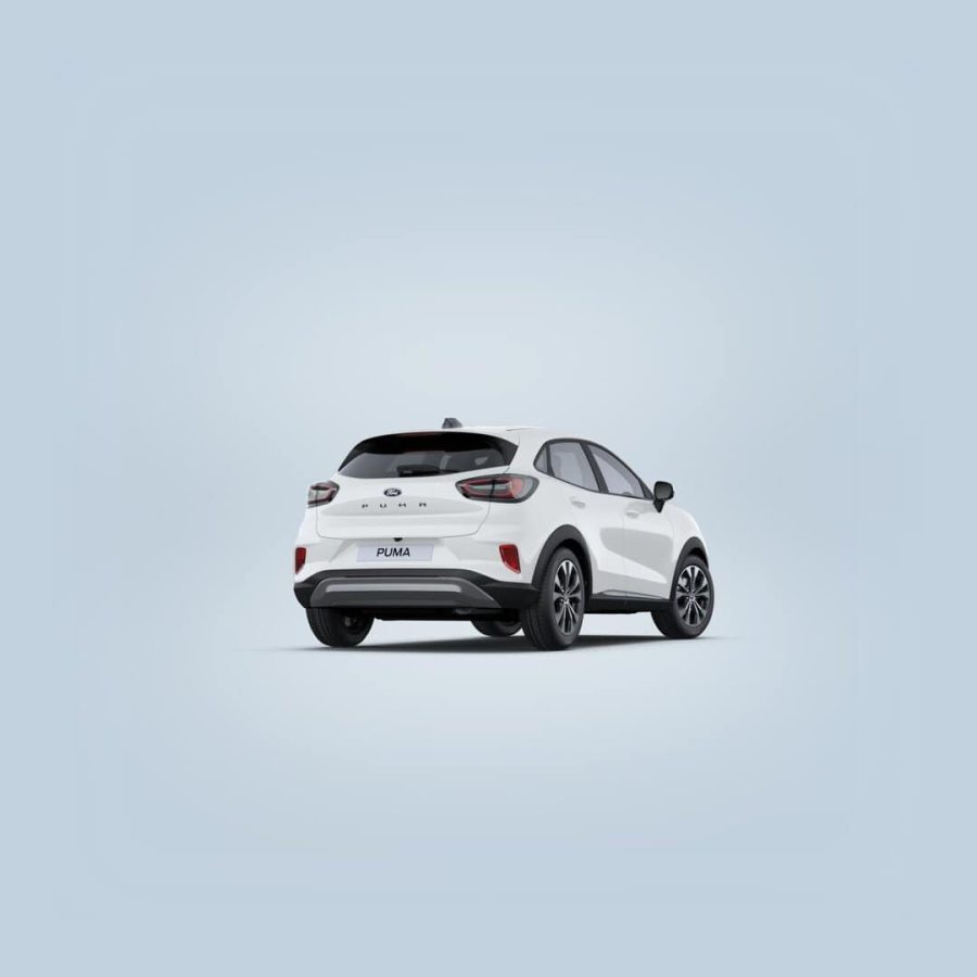 Renting Coches Ford PumaEcoBoost MHEV Titanium Blanco, Gris Cactus