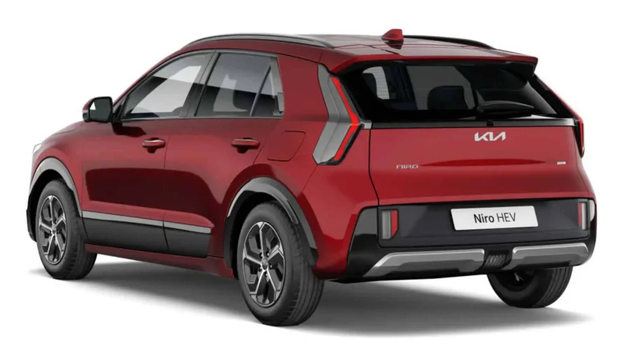 Renting Coches Kia Niro1.6 HEV Drive Runway Red, Clear White, Steel Gray, Interstellar Grey