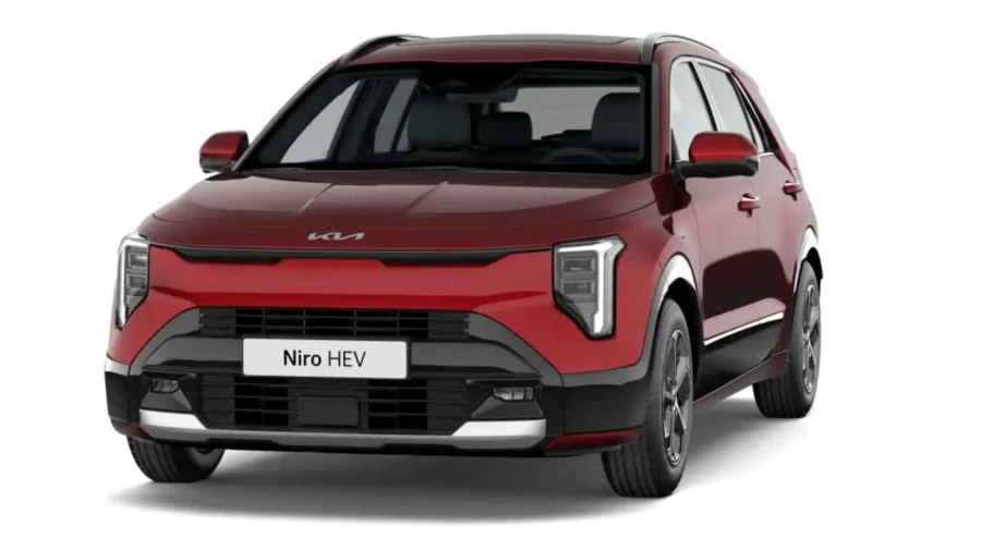 Renting Coches Kia Niro1.6 HEV Drive Runway Red, Clear White, Steel Gray, Interstellar Grey