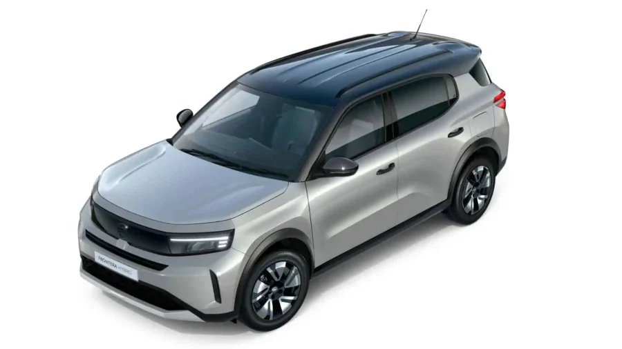 Renting Coches Opel Frontera1.2T XHT Hybrid eDCT6 107kW Ultimate Kristall Silver, Arktis White