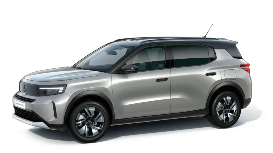 Renting Coches Opel Frontera1.2T XHT Hybrid eDCT6 107kW Ultimate Kristall Silver, Arktis White