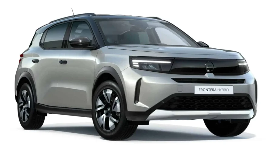 Renting Coches Opel Frontera1.2T XHT Hybrid eDCT6 107kW Ultimate Kristall Silver, Arktis White