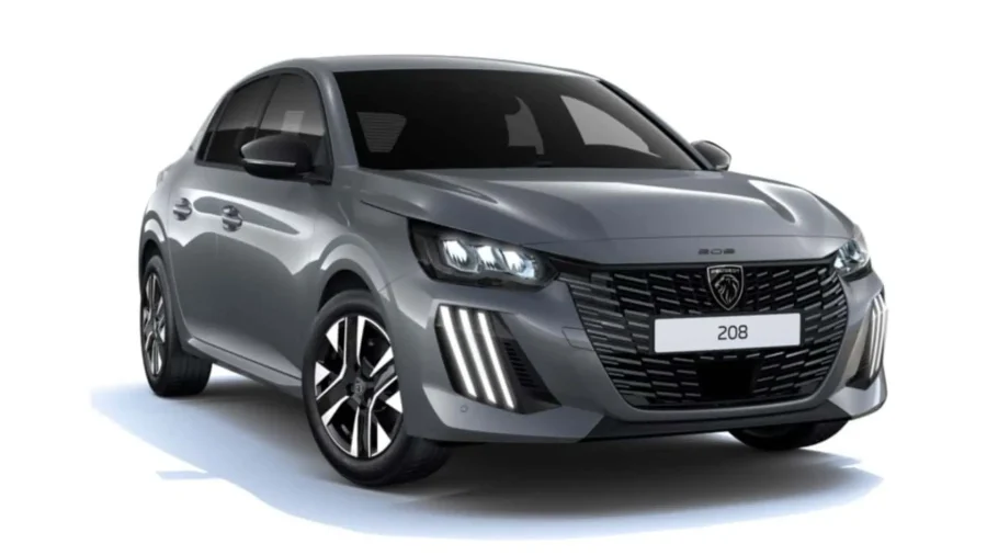 Renting Coches Peugeot 208Allure Gasolina 100 S&S 6 Vel. Man Gris Selenium