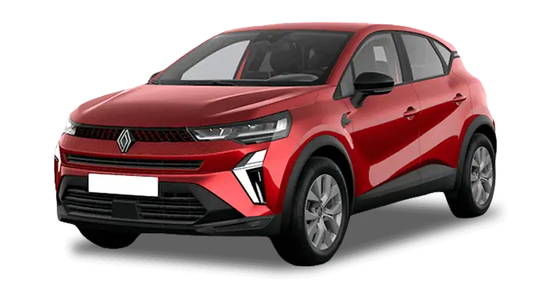 Renting Coches Renault Captur-Evolution ECO-G Rojo Deseo