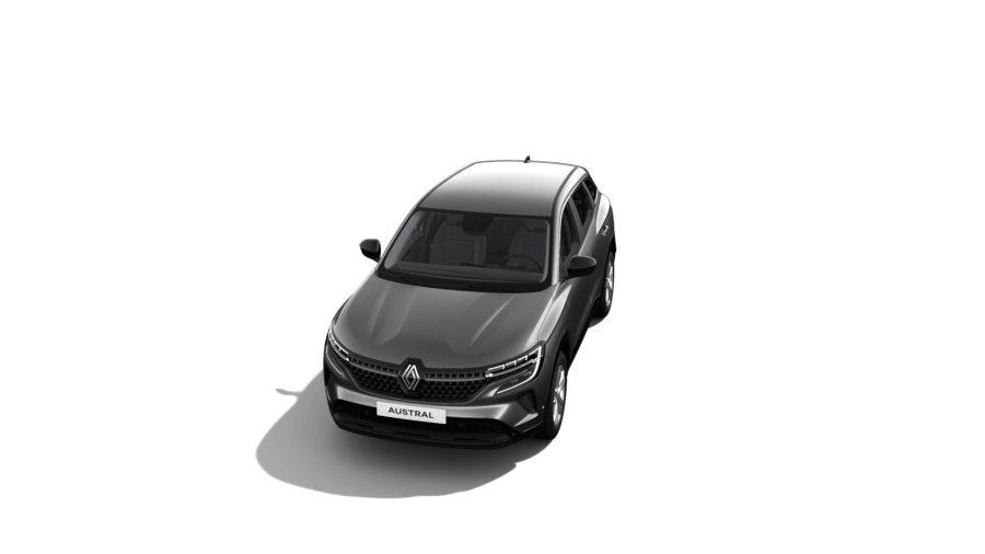 Renting Coches Renault AustralE-Tech Full Hybrid 147kW Evolution Gris Pizarra, Blanco