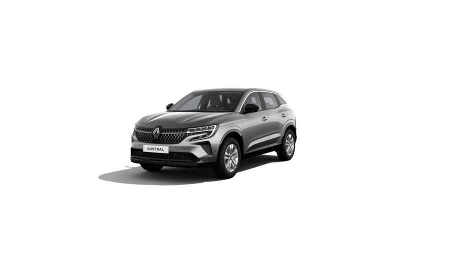 Renting Coches Renault AustralE-Tech Full Hybrid 147kW Evolution Gris Pizarra, Blanco
