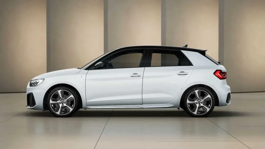 Renting Coches Audi A1 Sportback30 TFSI S tronic Adrenalin Blanco Glaciar / Techo Negro