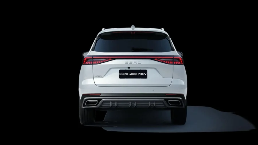 Renting Coches Ebro S8001.5 TGDI PHEV Luxury E-CVT Blanco Khaki, Gris Bambu