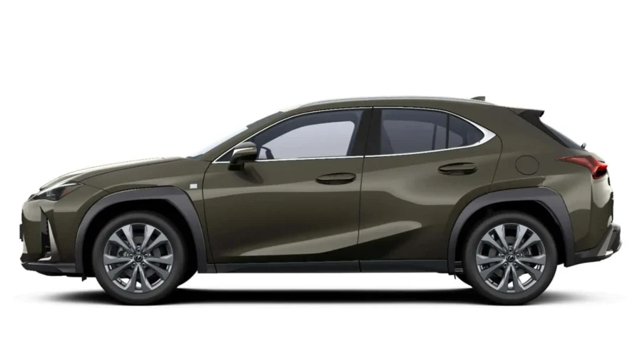 Renting Coches Lexus UX300h F Sport Legend Verde Oliva, Gris Berlín, Titanium, Negro Graphite, Blanco Nova, Azul Eléctrico, Copper Petra