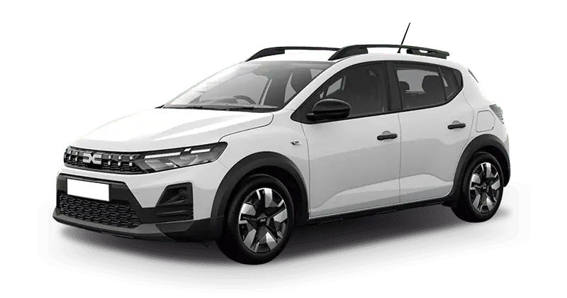 Renting Coches Dacia Sandero StepwayEssential ECO-G Blanco Glaciar