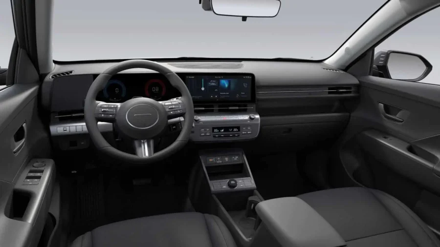 Renting Coches Hyundai KonaHEV 1.6 GDi DT Maxx Atlas White, Ecotronic Gray