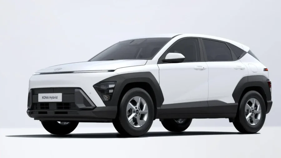 Renting Coches Hyundai KonaHEV 1.6 GDi DT Maxx Atlas White, Ecotronic Gray