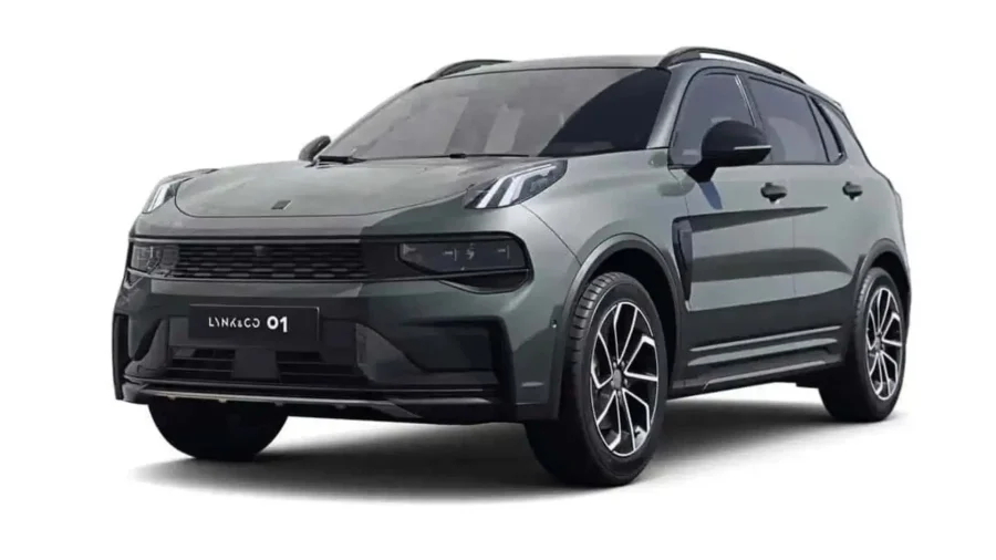 Renting Coches Lynk & Co 011.5 PHEV Core Mineral Green, Crystal White, Sparking Black