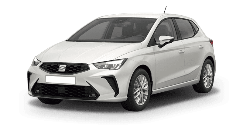 Renting Coches Seat Ibiza-1.0 TSI 70kW Start/Stop Style+ Blanco Candy